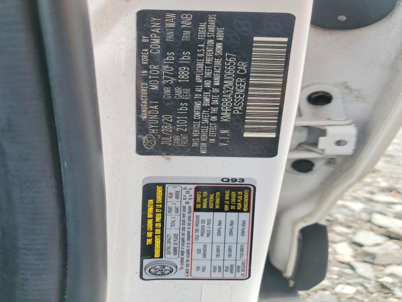 Продажа на аукционе авто 2021 Hyundai Venue, vin: KMHRB8A32MU066567, номер лота: 60764896