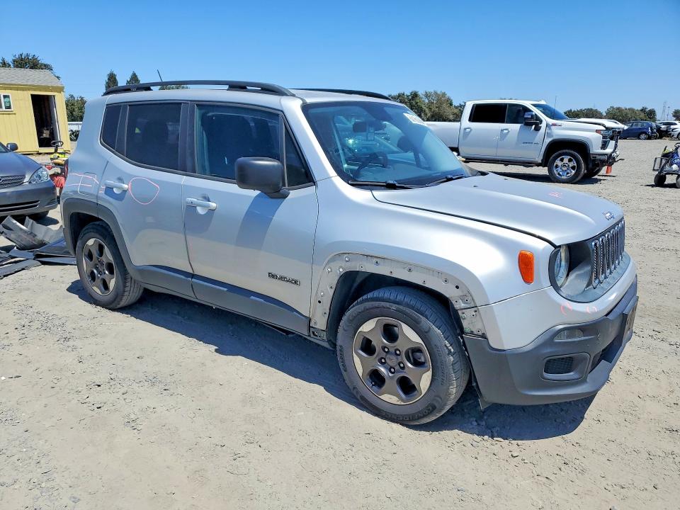 2017 Jeep Renegade მანქანა იყიდება აუქციონზე, vin: ZACCJAAB4HPE70991, აუქციონის ნომერი: 63160366