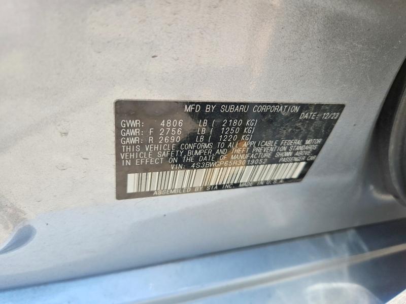 61764266 :رقم المزاد ، 4S3BWGP65R3019052 vin ، 2024 Subaru Legacy مزاد بيع