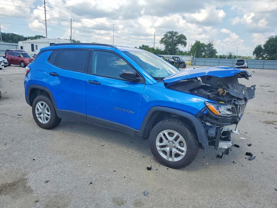2018 Jeep Compass მანქანა იყიდება აუქციონზე, vin: 3C4NJDAB3JT373161, აუქციონის ნომერი: 59789726
