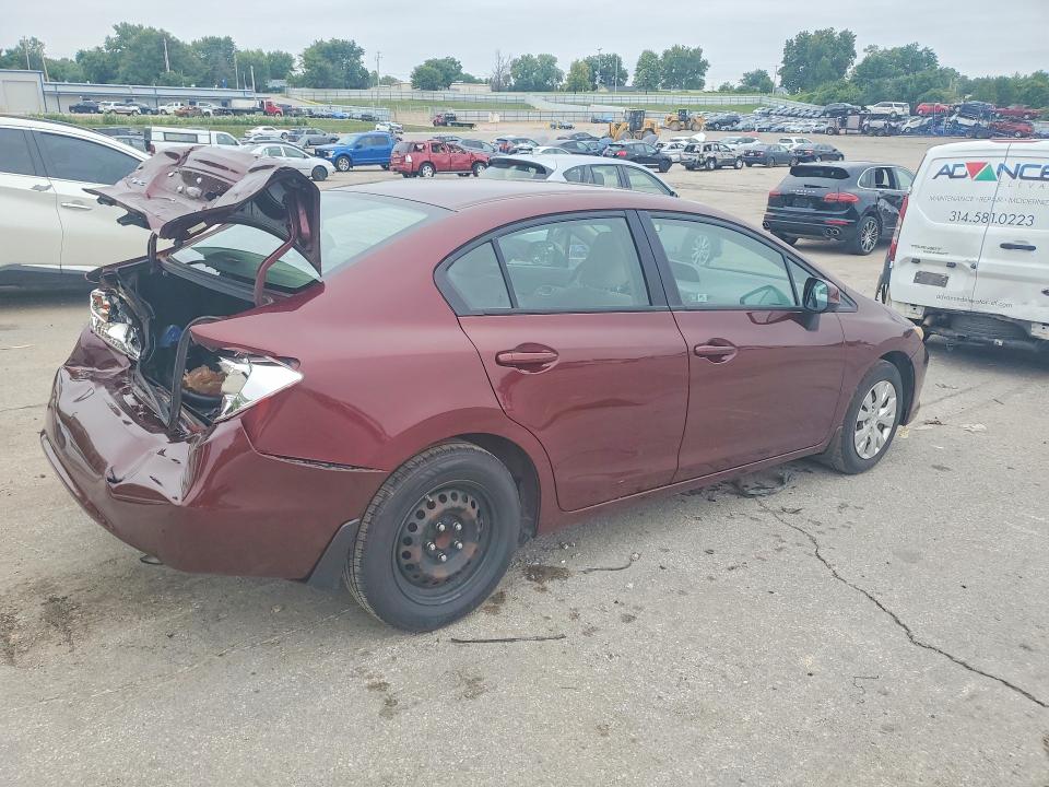 62214766 :رقم المزاد ، 19XFB2F51CE022913 vin ، 2012 Honda Civic مزاد بيع