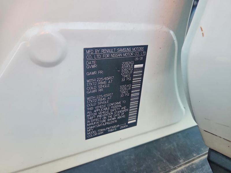 Продаж на аукціоні авто 2018 Nissan Rogue, vin: KNMAT2MT4JP622976, номер лоту: 61663546