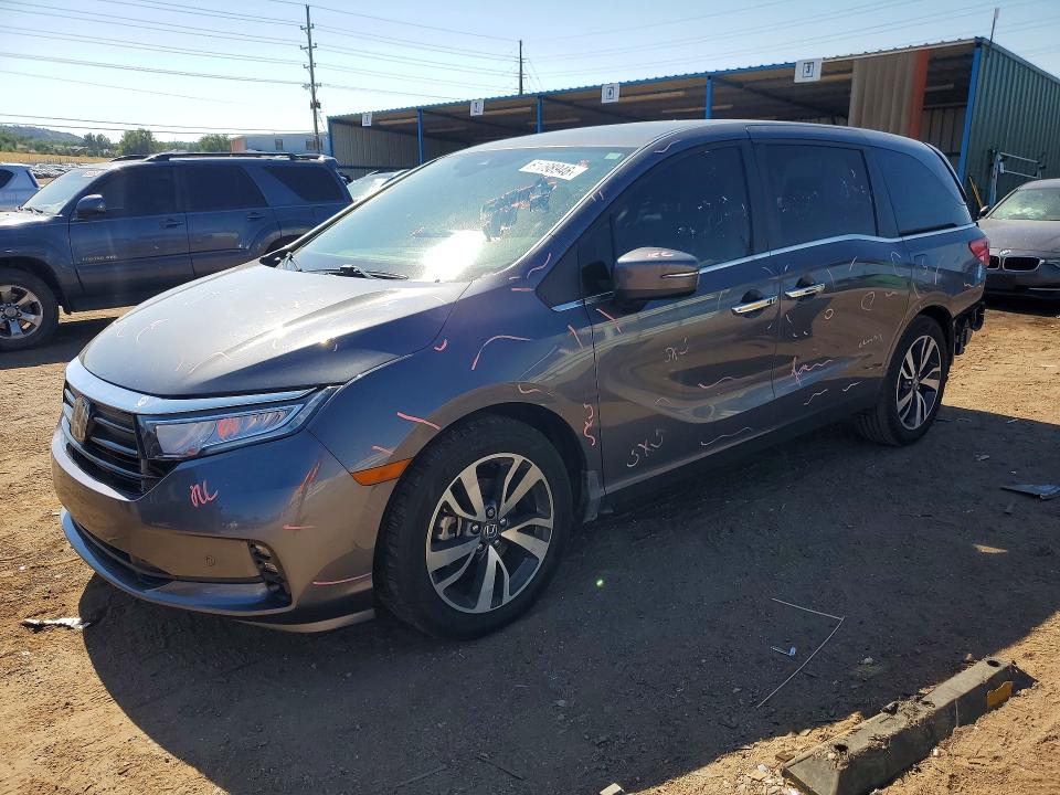 2021 Honda Odyssey მანქანა იყიდება აუქციონზე, vin: 5FNRL6H8XMB033963, აუქციონის ნომერი: 61098946