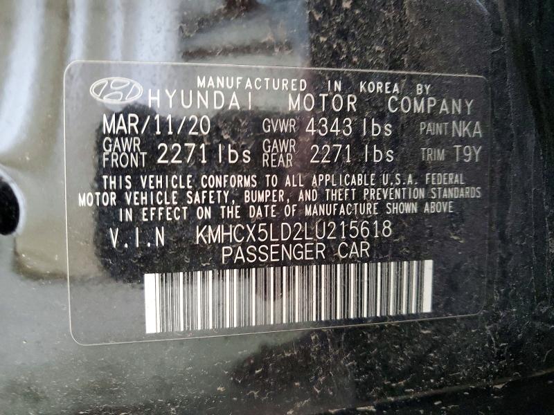 Aukcja sprzedaży 2020 Hyundai Ioniq, vin: KMHCX5LD2LU215618, numer aukcji: 61614896