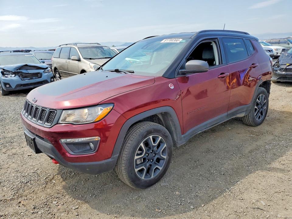 61700366 :رقم المزاد ، 3C4NJDDBXMT552278 vin ، 2021 Jeep Compass مزاد بيع