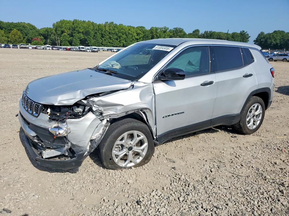 61004906 :رقم المزاد ، 3C4NJDAN2ST542453 vin ، 2025 Jeep Compass مزاد بيع