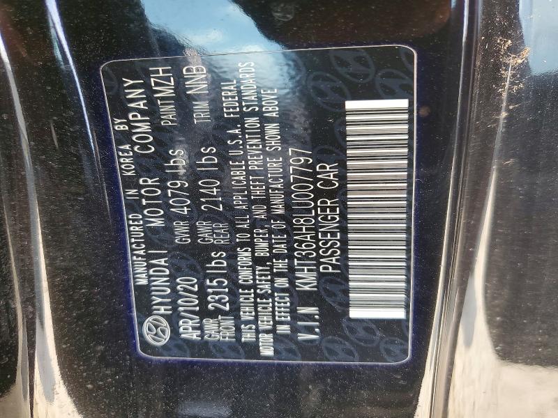 Aukcja sprzedaży 2020 Hyundai Veloster N, vin: KMHT36AH8LU007797, numer aukcji: 61674716