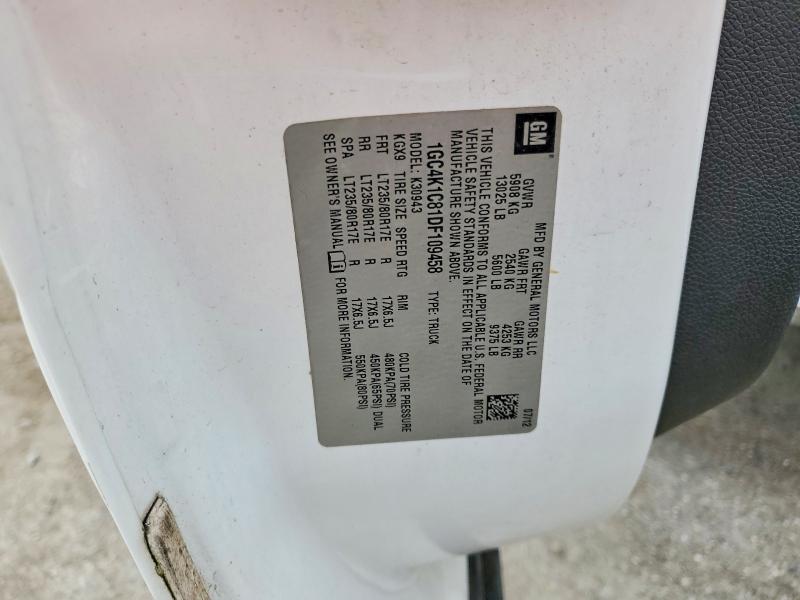 2013 Chevrolet Silverado მანქანა იყიდება აუქციონზე, vin: 1GC4K1C81DF109458, აუქციონის ნომერი: 61291856