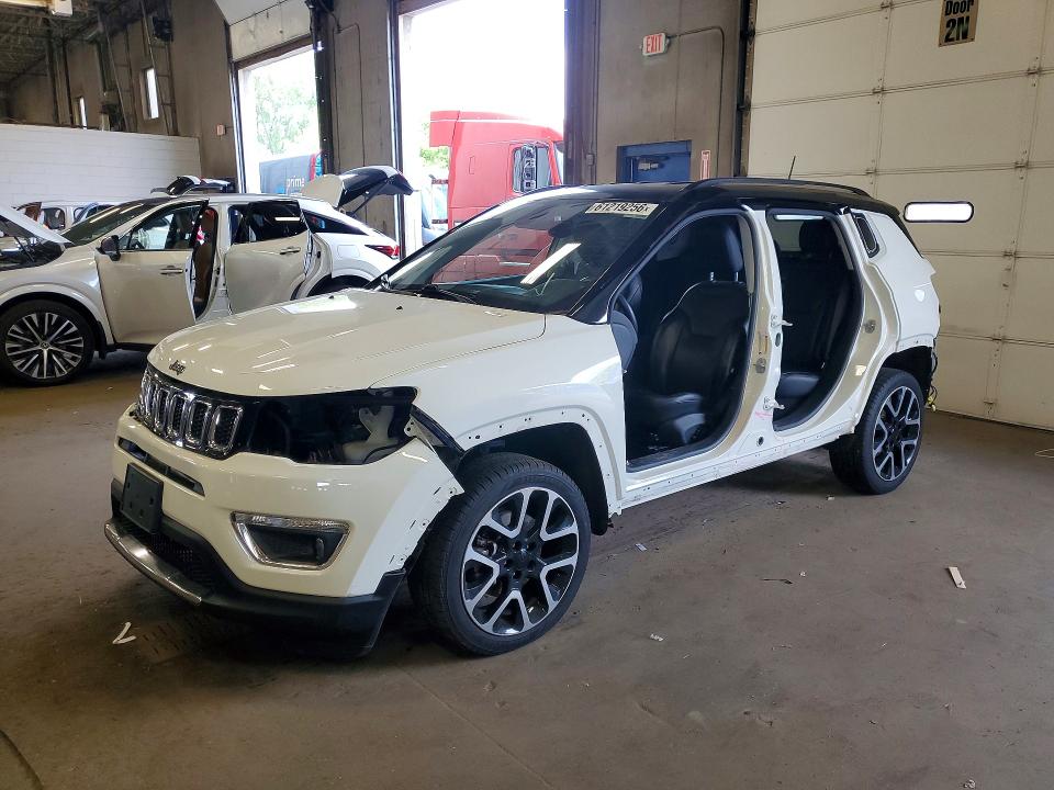 2018 Jeep Compass მანქანა იყიდება აუქციონზე, vin: 3C4NJDCB3JT169120, აუქციონის ნომერი: 61219256