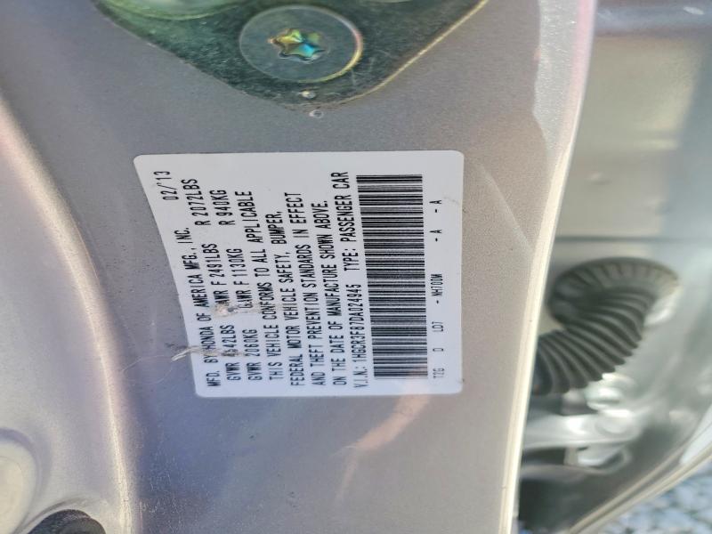 60506326 :رقم المزاد ، 1HGCR3F87DA024945 vin ، 2013 Honda Accord مزاد بيع