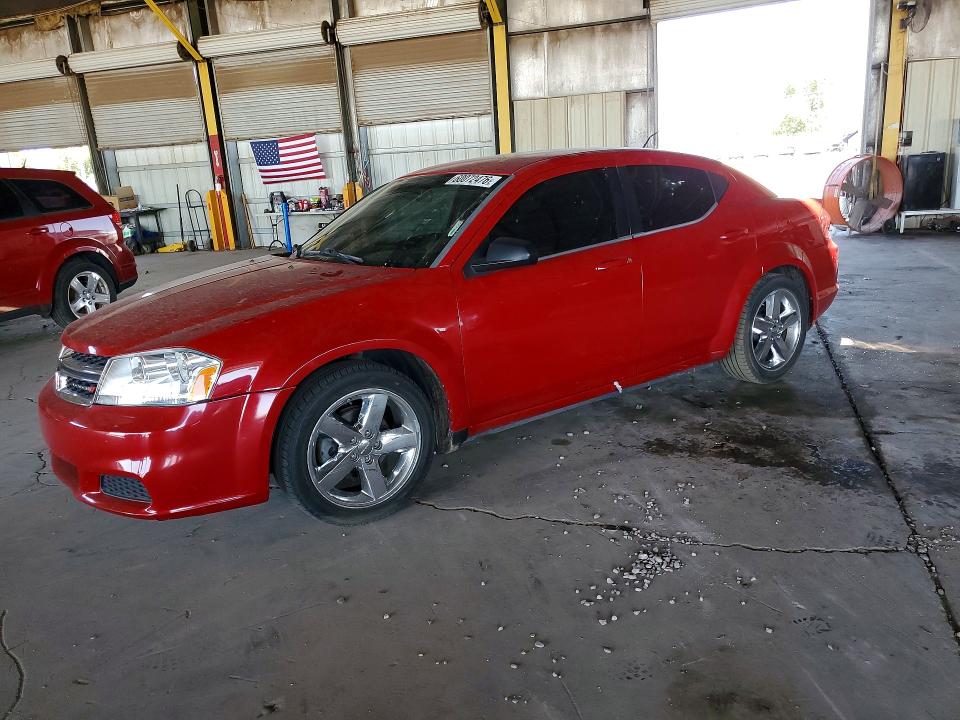 60072476 :رقم المزاد ، 1C3CDZAB4DN564849 vin ، 2013 Dodge Avenger مزاد بيع
