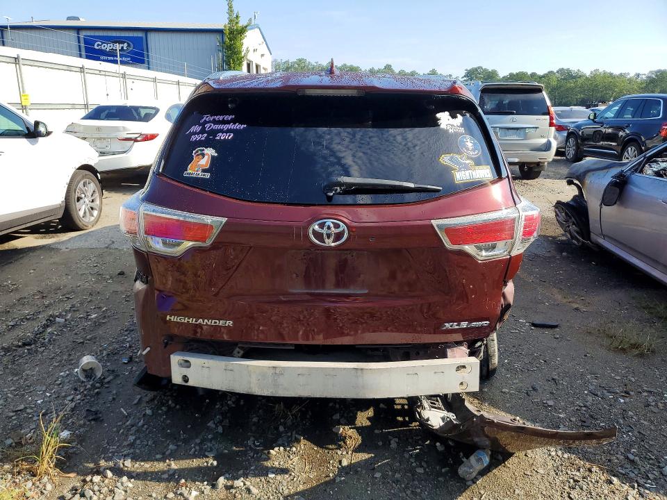 Продаж на аукціоні авто 2016 Toyota Highlander, vin: 5TDJKRFH7GS301470, номер лоту: 61395886