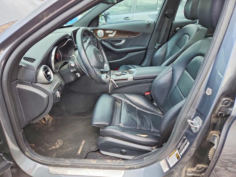 62981066 :رقم المزاد ، 55SWF4KBXHU195406 vin ، 2017 Mercedes-benz C مزاد بيع