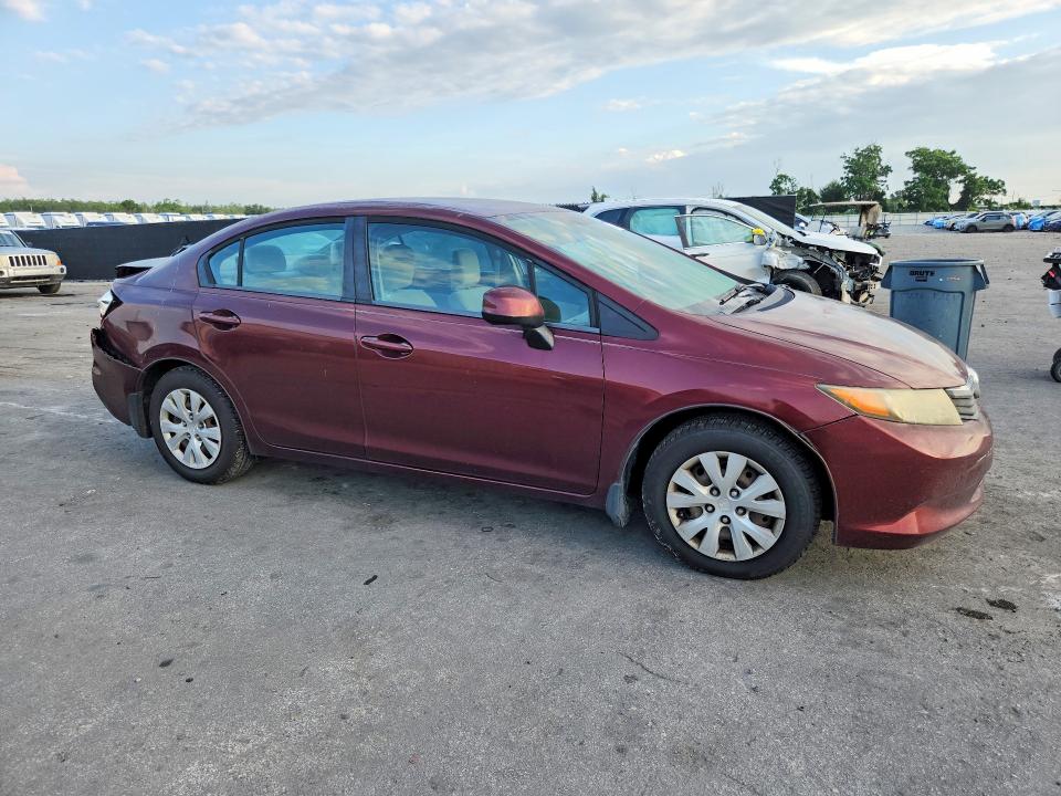 Aukcja sprzedaży 2012 Honda Civic, vin: 19XFB2F59CE071244, numer aukcji: 63373446