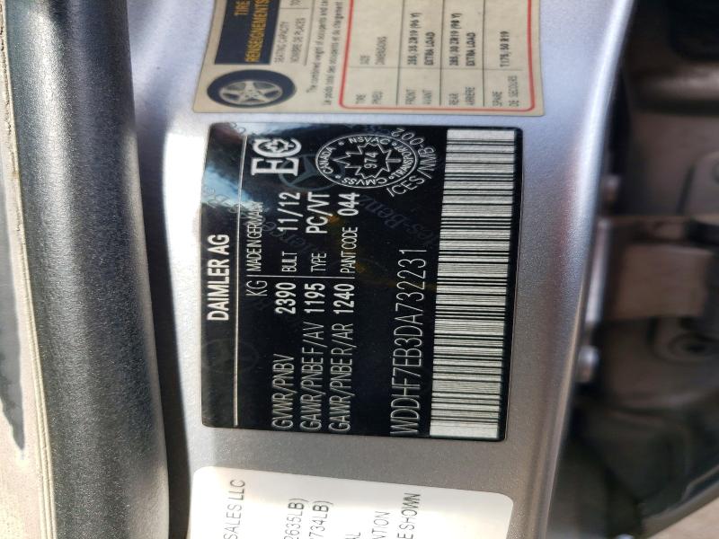 Продажа на аукционе авто 2013 Mercedes-benz E, vin: WDDHF7EB3DA732231, номер лота: 61052086
