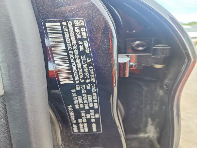 Aukcja sprzedaży 2019 Alfa Romeo Stelvio, vin: ZASPAKAN4K7C70562, numer aukcji: 59834066
