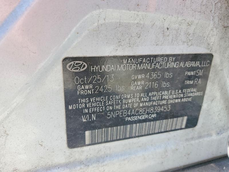 Продажа на аукционе авто 2014 Hyundai Sonata, vin: 5NPEB4AC8EH839453, номер лота: 60290416