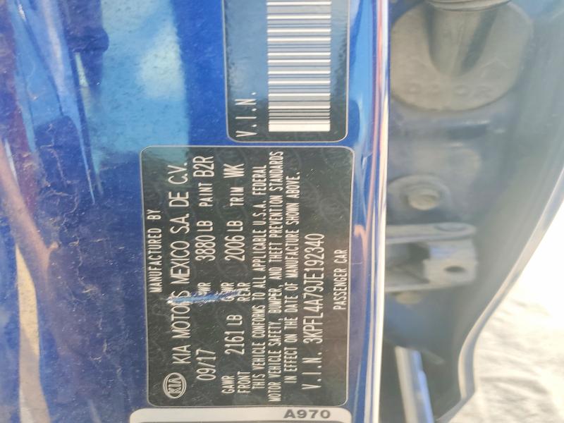 Продажа на аукционе авто 2018 Kia Forte, vin: 3KPFL4A79JE192340, номер лота: 58734266
