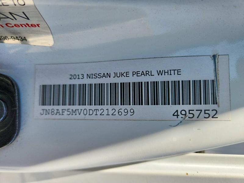 Aukcja sprzedaży 2013 Nissan Juke, vin: JN8AF5MV0DT212699, numer aukcji: 63412046