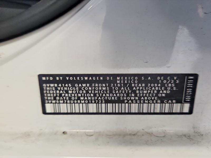 61579006 :رقم المزاد ، 3VW5M7BU9RM019723 vin ، 2024 Volkswagen Jetta مزاد بيع