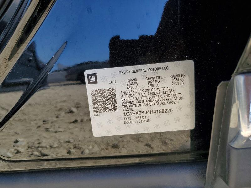 Aukcja sprzedaży 2017 Chevrolet Bolt Ev, vin: 1G1FX6S04H4188220, numer aukcji: 59716216