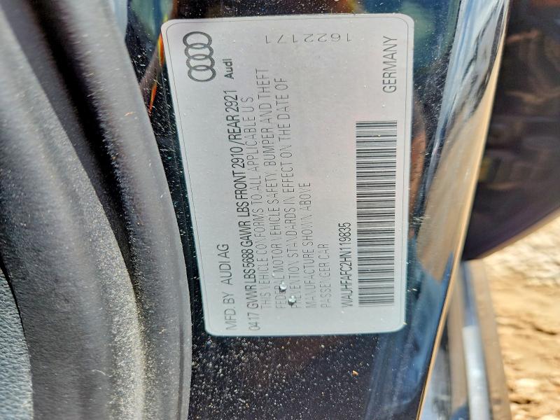 Aukcja sprzedaży 2017 Audi S6, vin: WAUHFAFC2HN119835, numer aukcji: 61910036