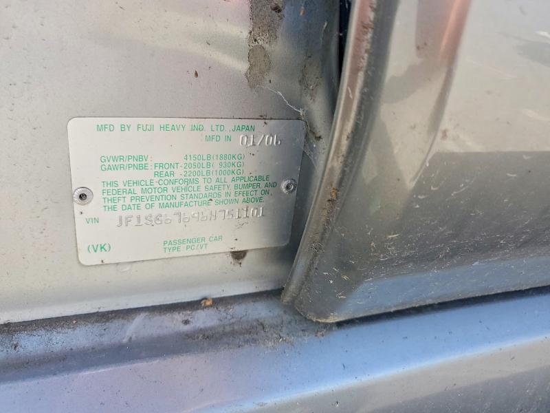 61808736 :رقم المزاد ، JF1SG67696H751101 vin ، 2006 Subaru Forester مزاد بيع