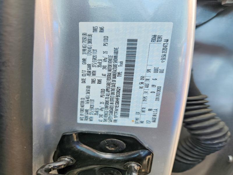 Aukcja sprzedaży 2017 Ford F150, vin: 1FTFW1EG8HFB33621, numer aukcji: 62428216