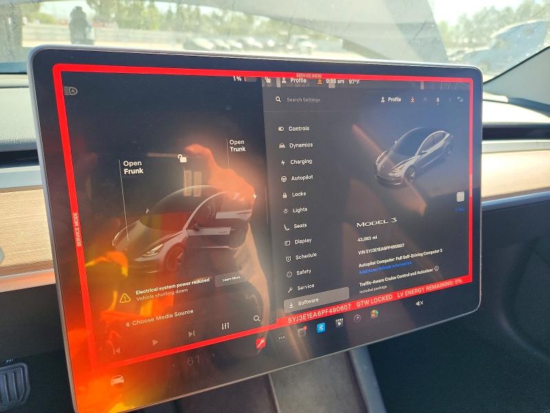 Aukcja sprzedaży 2023 Tesla Model 3, vin: 5YJ3E1EA6PF490607, numer aukcji: 62650386