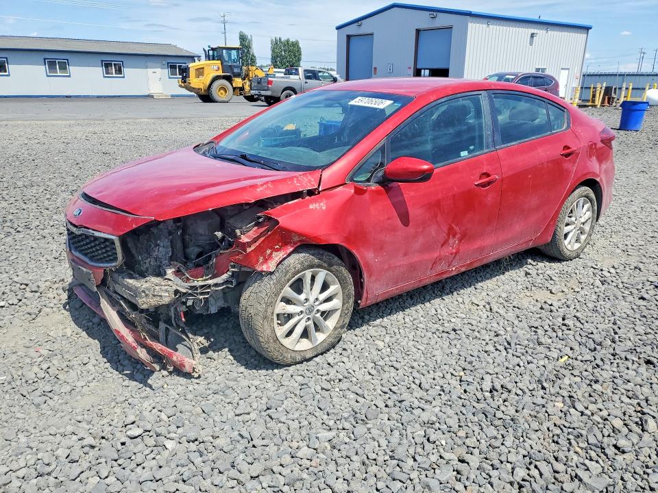 2017 Kia Forte მანქანა იყიდება აუქციონზე, vin: 3KPFL4A7XHE110271, აუქციონის ნომერი: 59706506