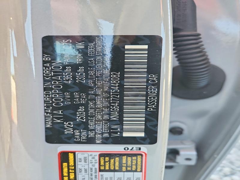 62580666 :رقم المزاد ، KNAG64J72T5448082 vin ، 2026 Kia K5 مزاد بيع