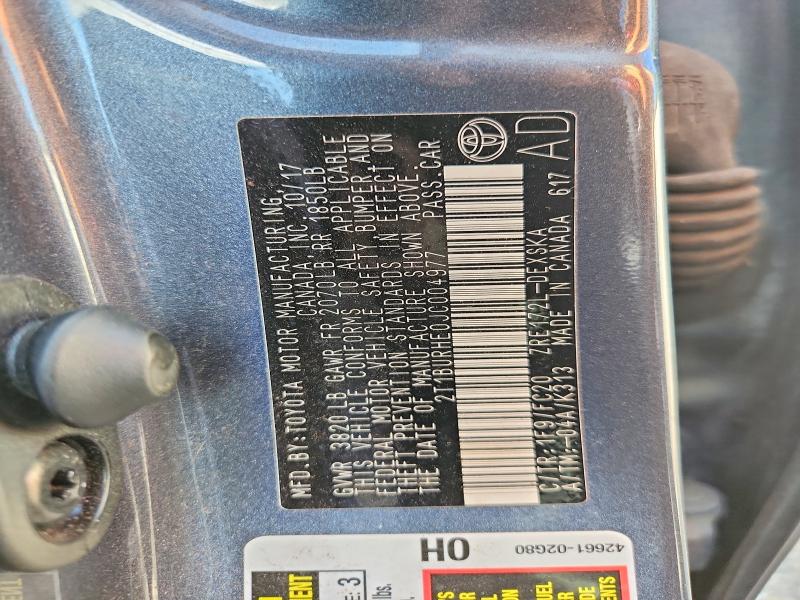 62025256 :رقم المزاد ، 2T1BURHE0JC004977 vin ، 2018 Toyota Corolla مزاد بيع