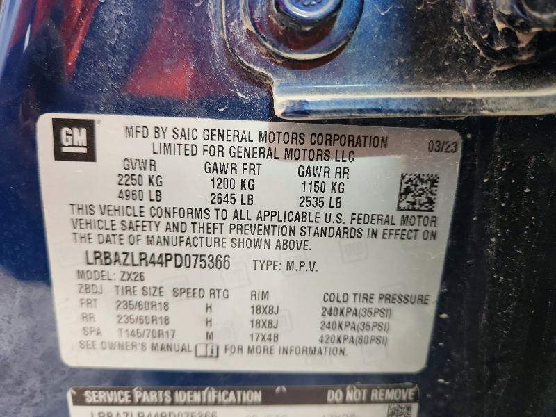 Продаж на аукціоні авто 2023 Buick Envision, vin: LRBAZLR44PD075366, номер лоту: 63102296