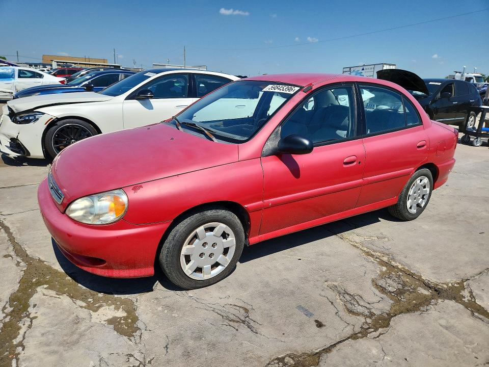 59845396 :رقم المزاد ، KNADC123926094298 vin ، 2002 Kia Rio مزاد بيع