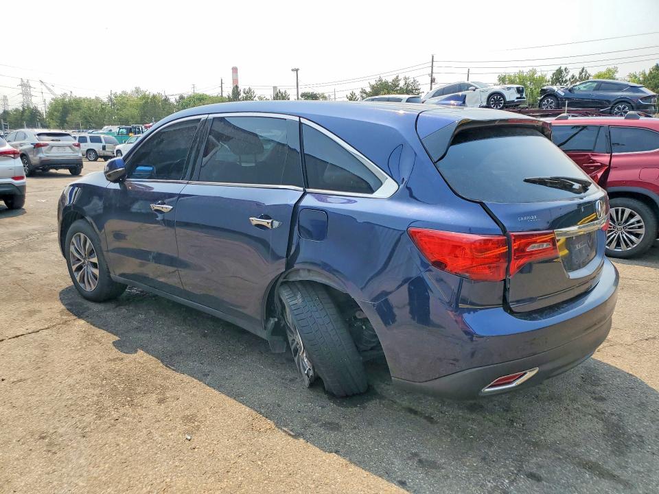 60115476 :رقم المزاد ، 5FRYD4H40EB018026 vin ، 2014 Acura Mdx مزاد بيع