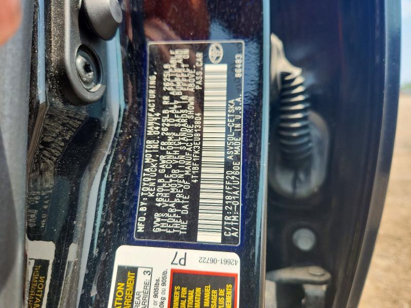 2014 Toyota Camry მანქანა იყიდება აუქციონზე, vin: 4T1BF1FK3EU813804, აუქციონის ნომერი: 63056036