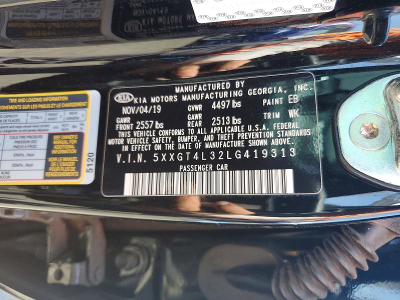 61328876 :رقم المزاد ، 5XXGT4L32LG419313 vin ، 2020 Kia Optima مزاد بيع