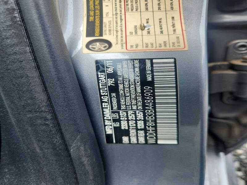 Продажа на аукционе авто 2011 Mercedes-benz E, vin: WDDHF8HB3BA486909, номер лота: 59727606