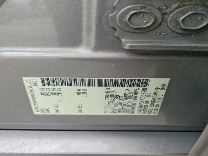 2012 Nissan Altima მანქანა იყიდება აუქციონზე, vin: 1N4AL2AP7CN406390, აუქციონის ნომერი: 62710536