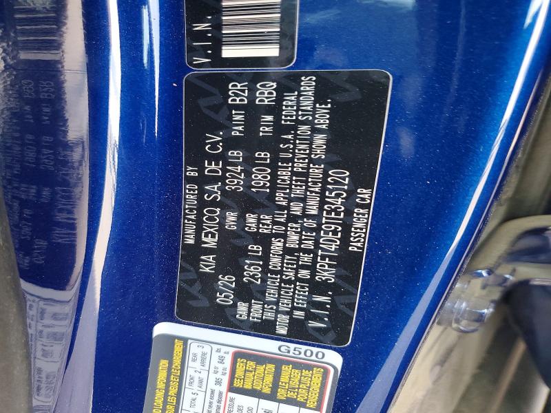 Продажа на аукционе авто 2026 Kia K4, vin: 3KPFT4DE9TE345120, номер лота: 59717486