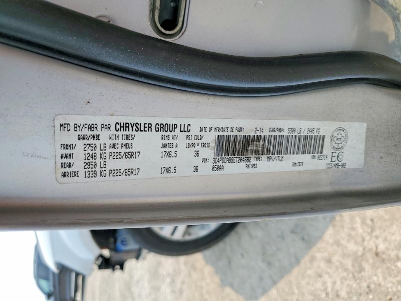 2014 Dodge Journey მანქანა იყიდება აუქციონზე, vin: 3C4PDCAB9ET204682, აუქციონის ნომერი: 60307636