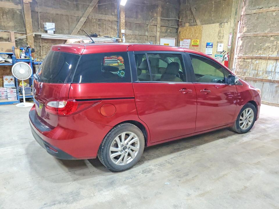 2013 Mazda 5 მანქანა იყიდება აუქციონზე, vin: JM1CW2BL0D0155362, აუქციონის ნომერი: 62715236