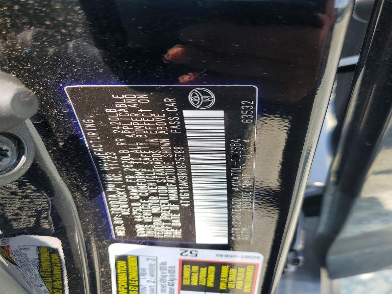 Продажа на аукционе авто 2024 Toyota Camry, vin: 4T1G11AK9RU875788, номер лота: 63196506