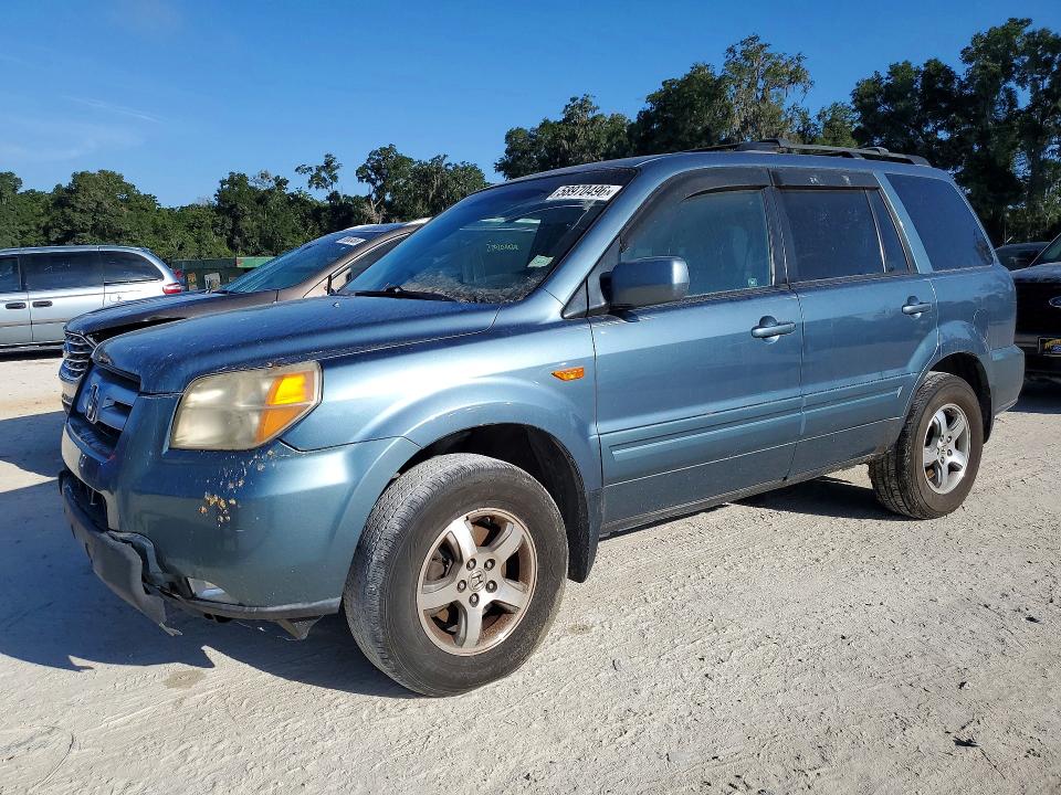 2007 Honda Pilot მანქანა იყიდება აუქციონზე, vin: 5FNYF28437B009419, აუქციონის ნომერი: 58970496