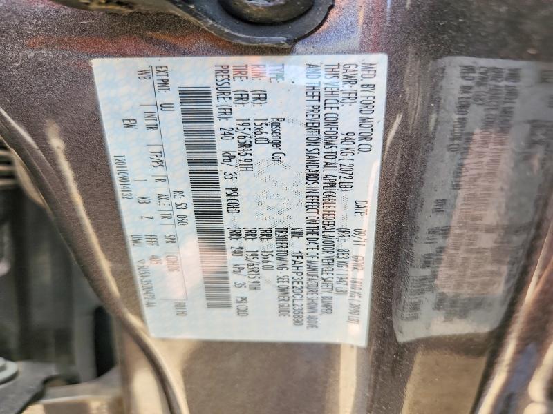 Продаж на аукціоні авто 2012 Ford Focus, vin: 1FAHP3E20CL235890, номер лоту: 61962906