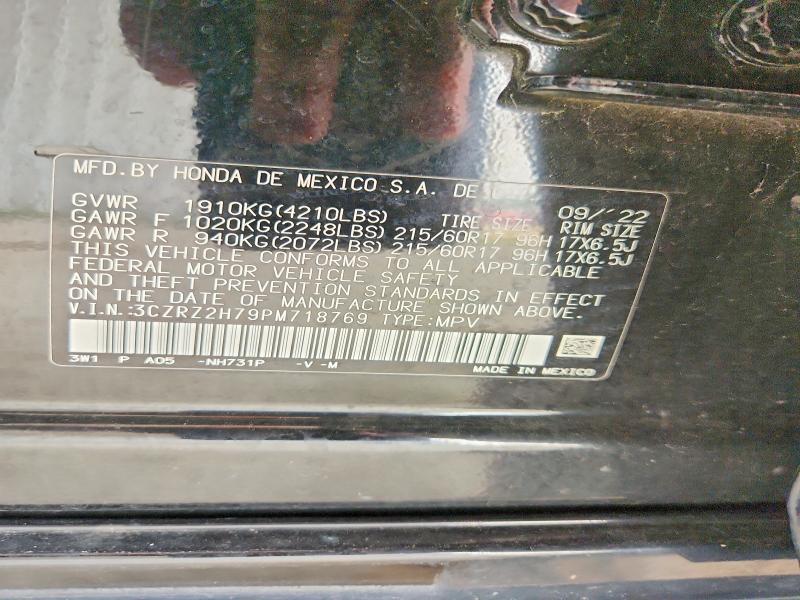 Aukcja sprzedaży 2023 Honda Hr-v, vin: 3CZRZ2H79PM718769, numer aukcji: 61130916