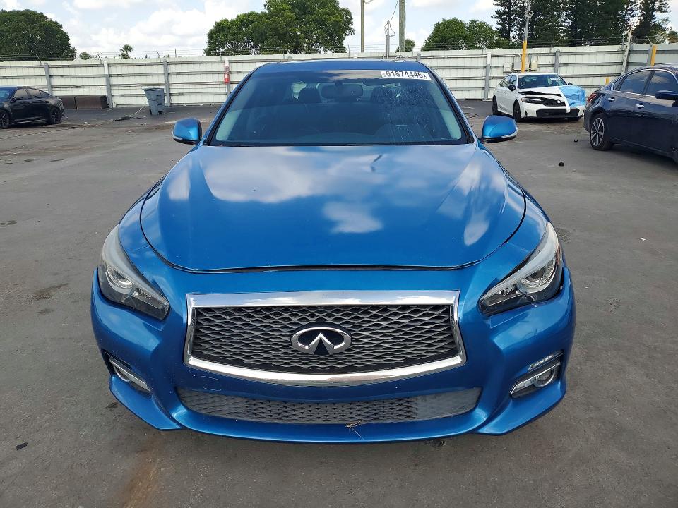 Продажа на аукционе авто 2014 Infiniti Q50, vin: JN1BV7AR6EM681199, номер лота: 61874446