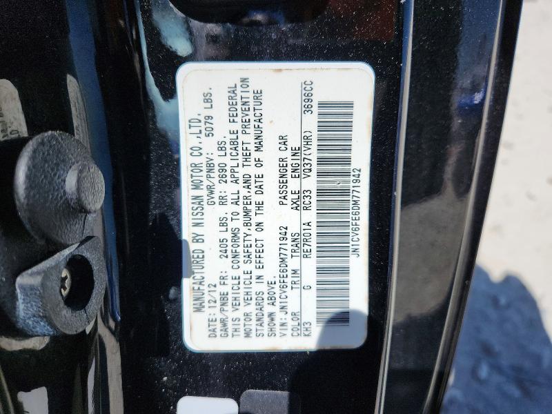 Aukcja sprzedaży 2013 Infiniti G37 Convertible, vin: JN1CV6FE6DM771942, numer aukcji: 59235866