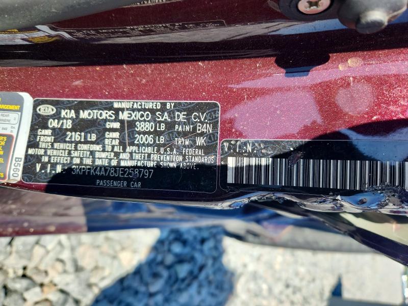 Продаж на аукціоні авто 2018 Kia Forte, vin: 3KPFK4A78JE258797, номер лоту: 60323316