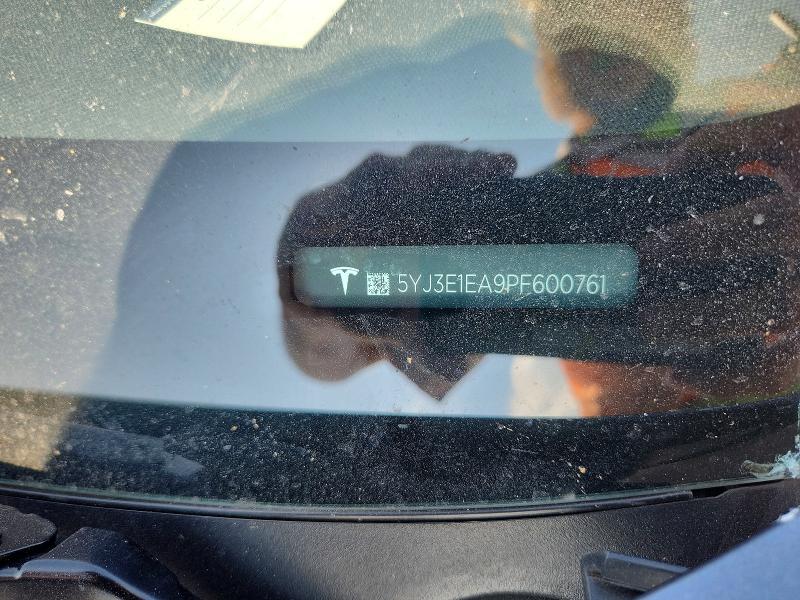 2023 Tesla Model 3 მანქანა იყიდება აუქციონზე, vin: 5YJ3E1EA9PF600761, აუქციონის ნომერი: 59106066